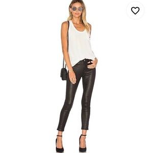 Joie Women’s Alicia Racerback Silk Tank Top Porcelain Size XXS NWT